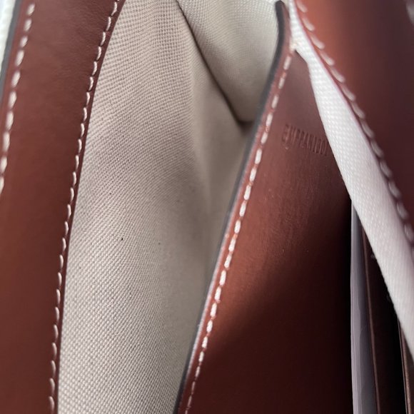 Burberry Note Canvas Logo Crossbody Bag - Picture 14 of 16